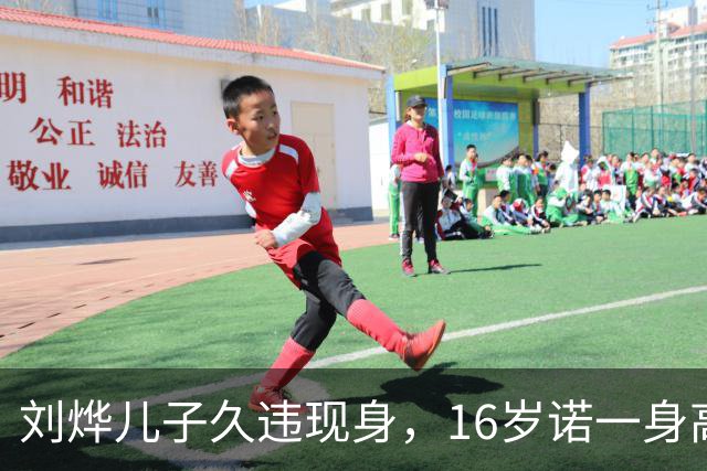 刘烨儿子久违现身，16岁诺一身高超180，过了容貌尴尬期变更帅了